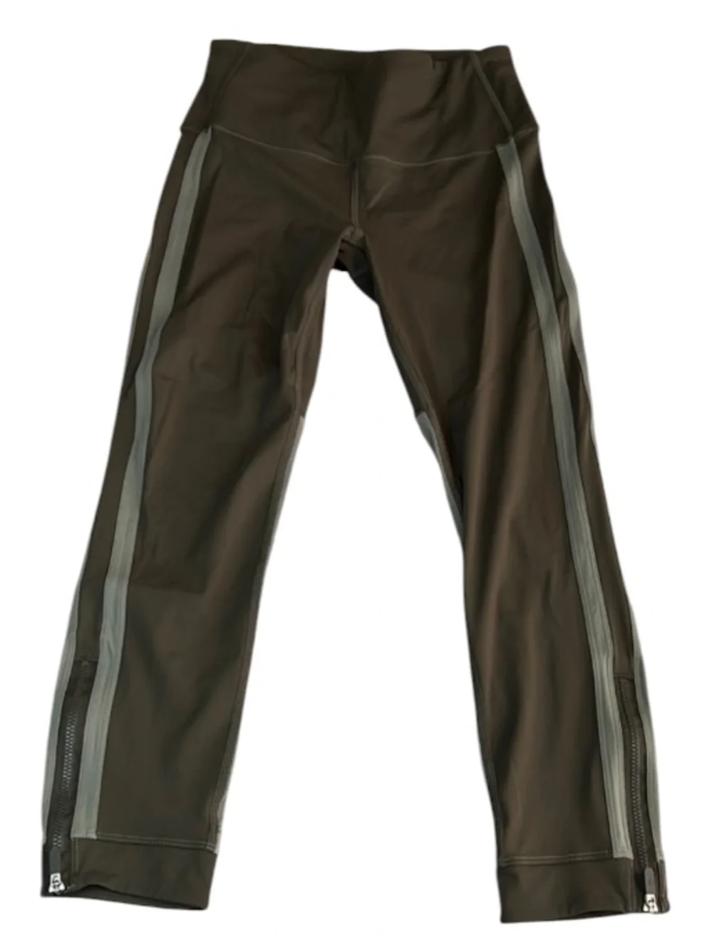 💥Lululemon Zip The Line Crop Legging Green Size 6